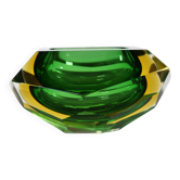 Vase en verre Murano Sommerso au design vintage par Flavio Poli, années 1970