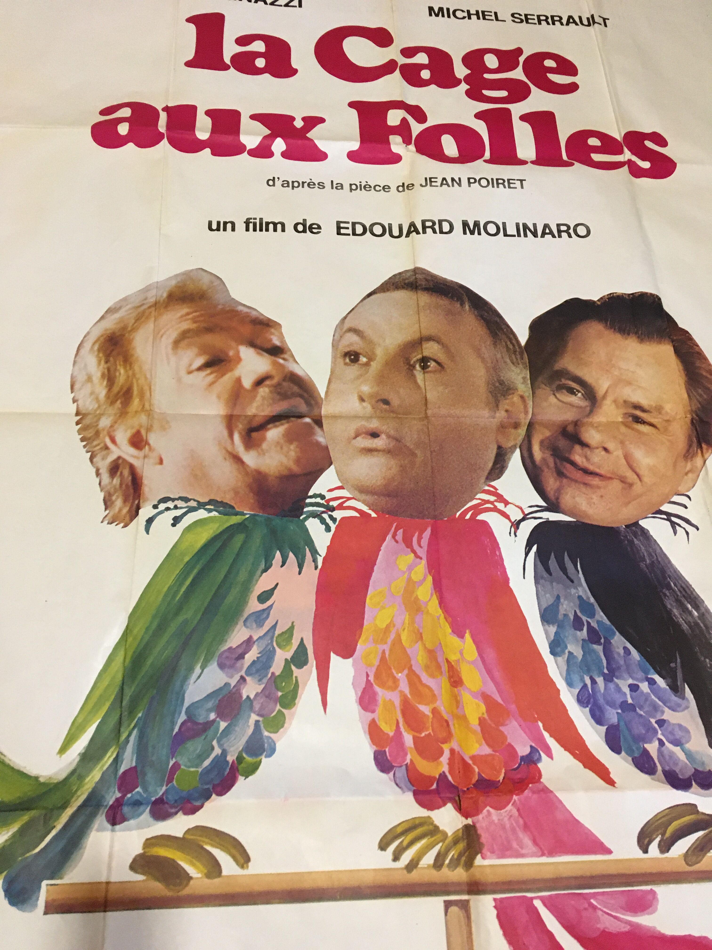 Great Original Movie Poster La Cage aux fous 1978