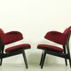 Paire de fauteuils lounge de Louis van Teeffelen pour Wébé – design néerlandais moderne du milieu du siècle (années 1960)
