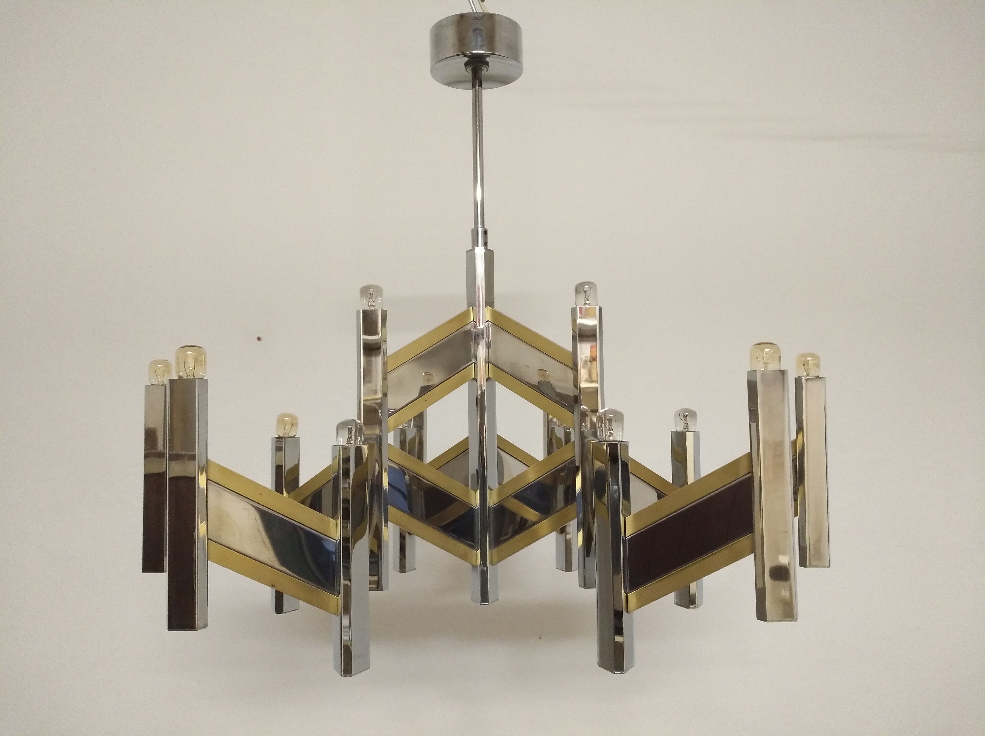 Sciolari chandelier 70s