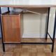 Vintage desk in metal and wood, 50s-60s