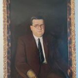 Tableau ancien portrait d homme