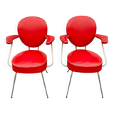 2 old vintage armchairs