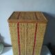Wicker storage basket