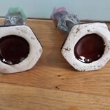 Vallauris flamed soliflore vases