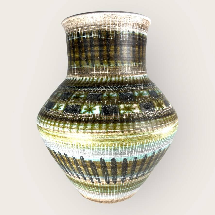 Marcel Guillot ceramic vase France 1960