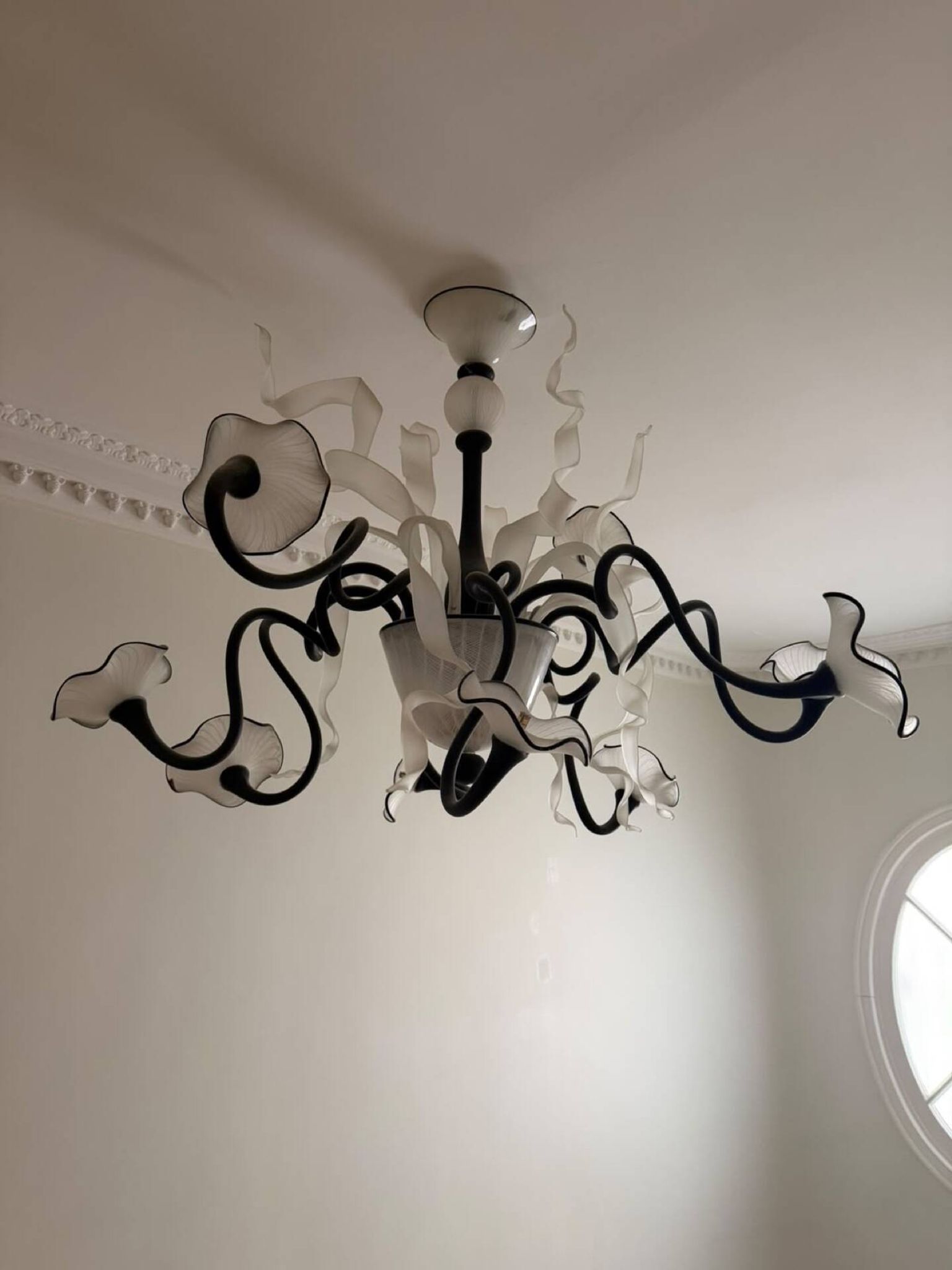 Lustre murano - moderne design - superbe - LED couleur chaude