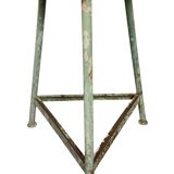 Green Industrial Workshop Stool, 1960s