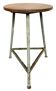 Green Industrial Workshop Stool, 1960s