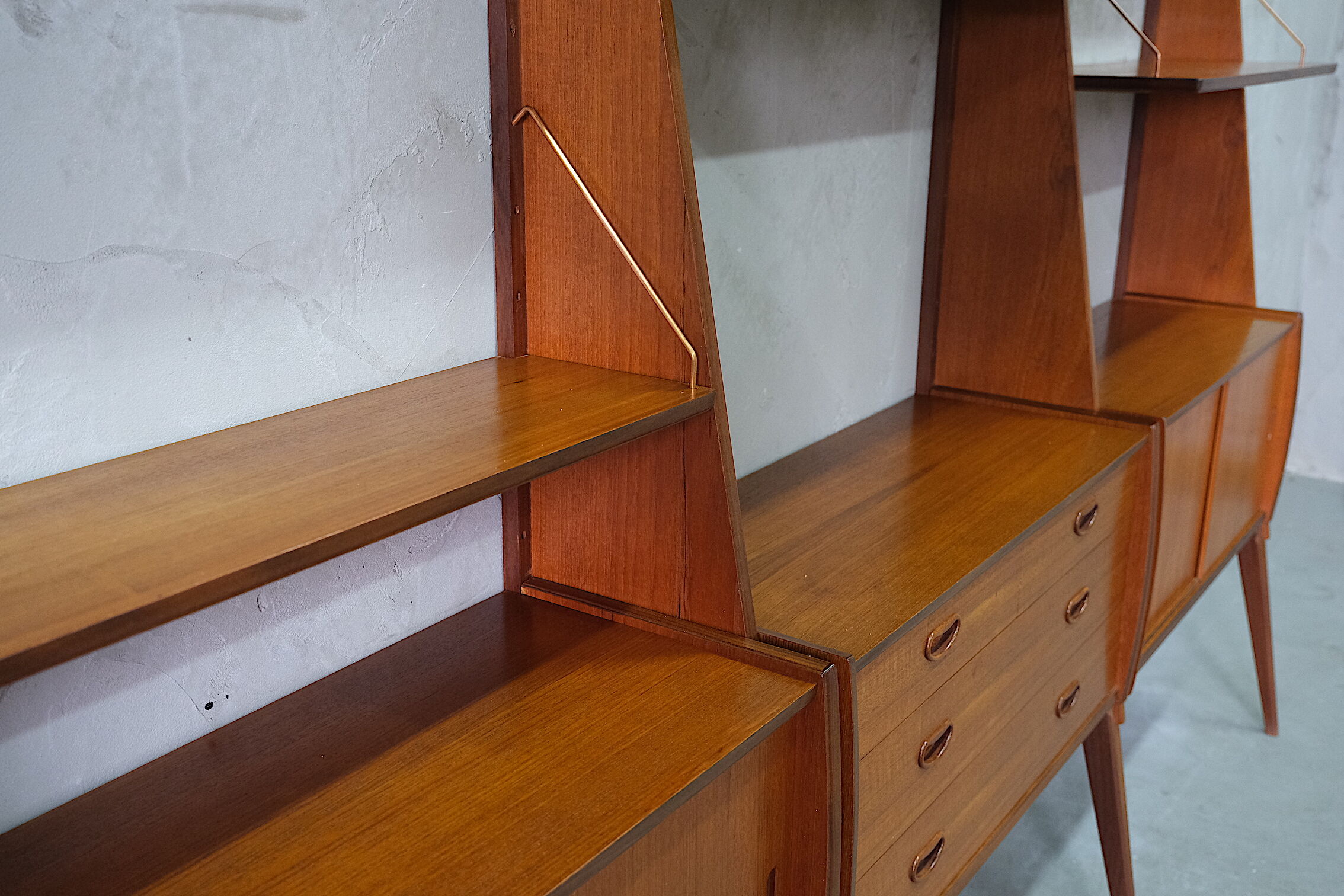 Mid Century Wall Unit by Einar Raknes, Norway 1960's