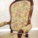 Antique Baroque Revival Armchair, 1890s