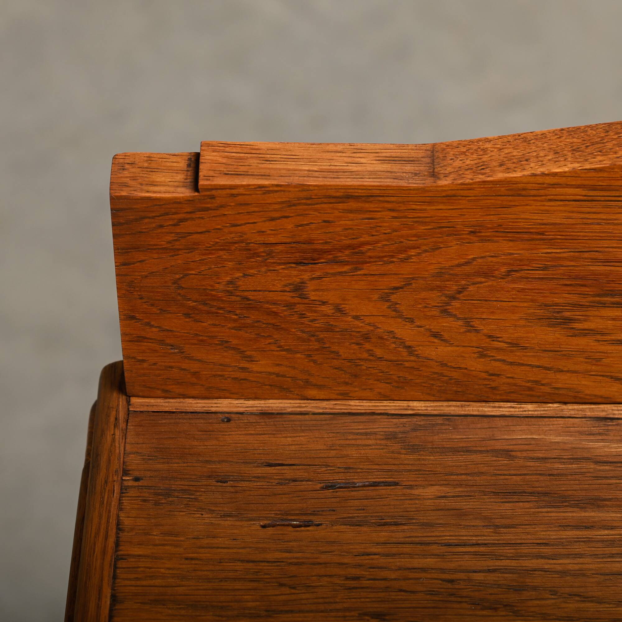 Art Deco Amsterdam School Tea or Display Cabinet in solid oak, Netherlands