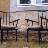 Pair of Baumann armchairs, 1960s