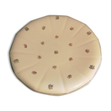 Porcelain fruit cup Sarreguemines Digoin Ancient flower bouquet