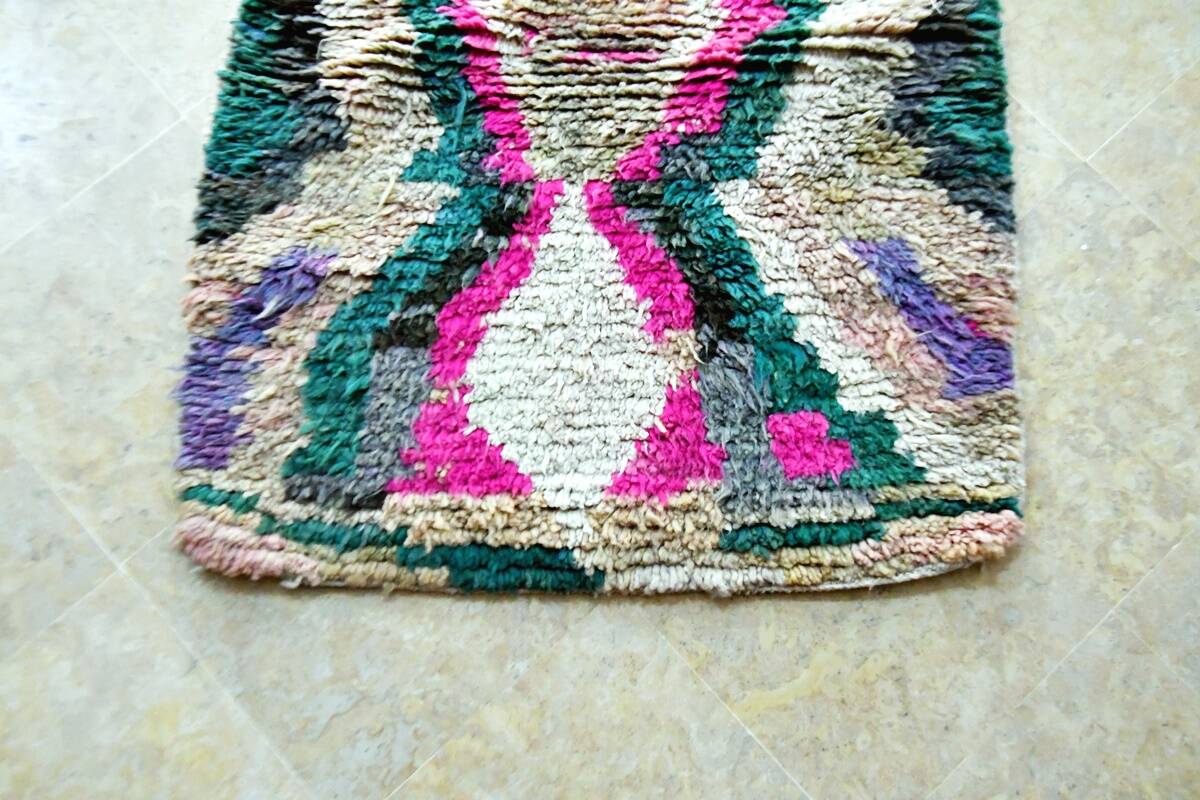 Moroccan Berber carpet hallway Boujaad 330 x 70 cm new