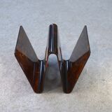 Design magazine rack in resin published by Alpac France 1970