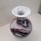 Beautiful vase in purple and white opaline.