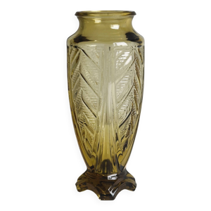 vase en verre art Déco