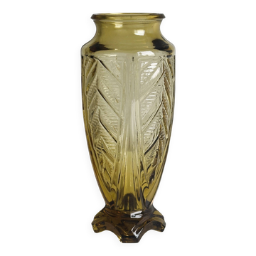 Vase en verre Art Déco
