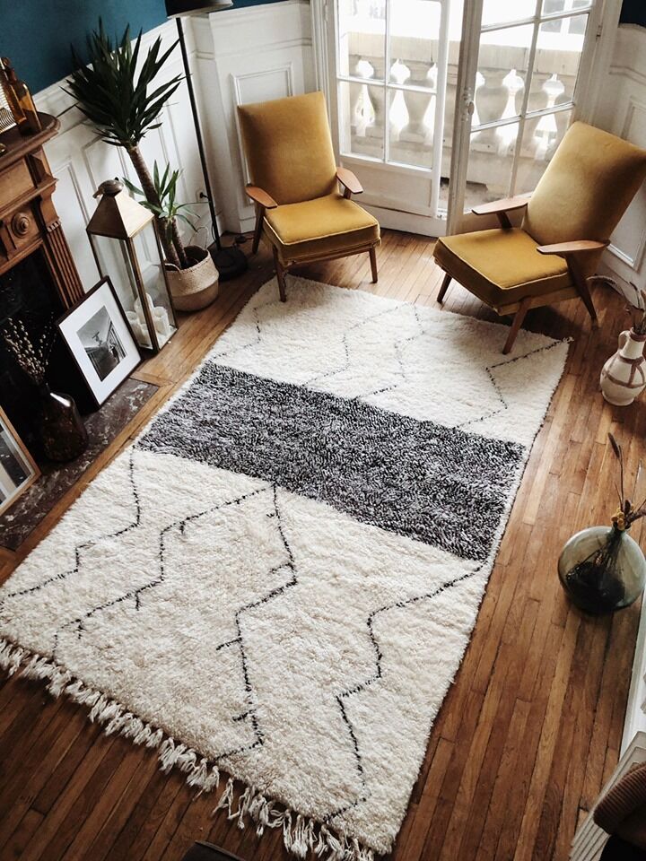Beni Ouarain carpet, Berber carpet 260x175cm