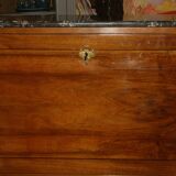 Louis XVI period light mahogany secretary