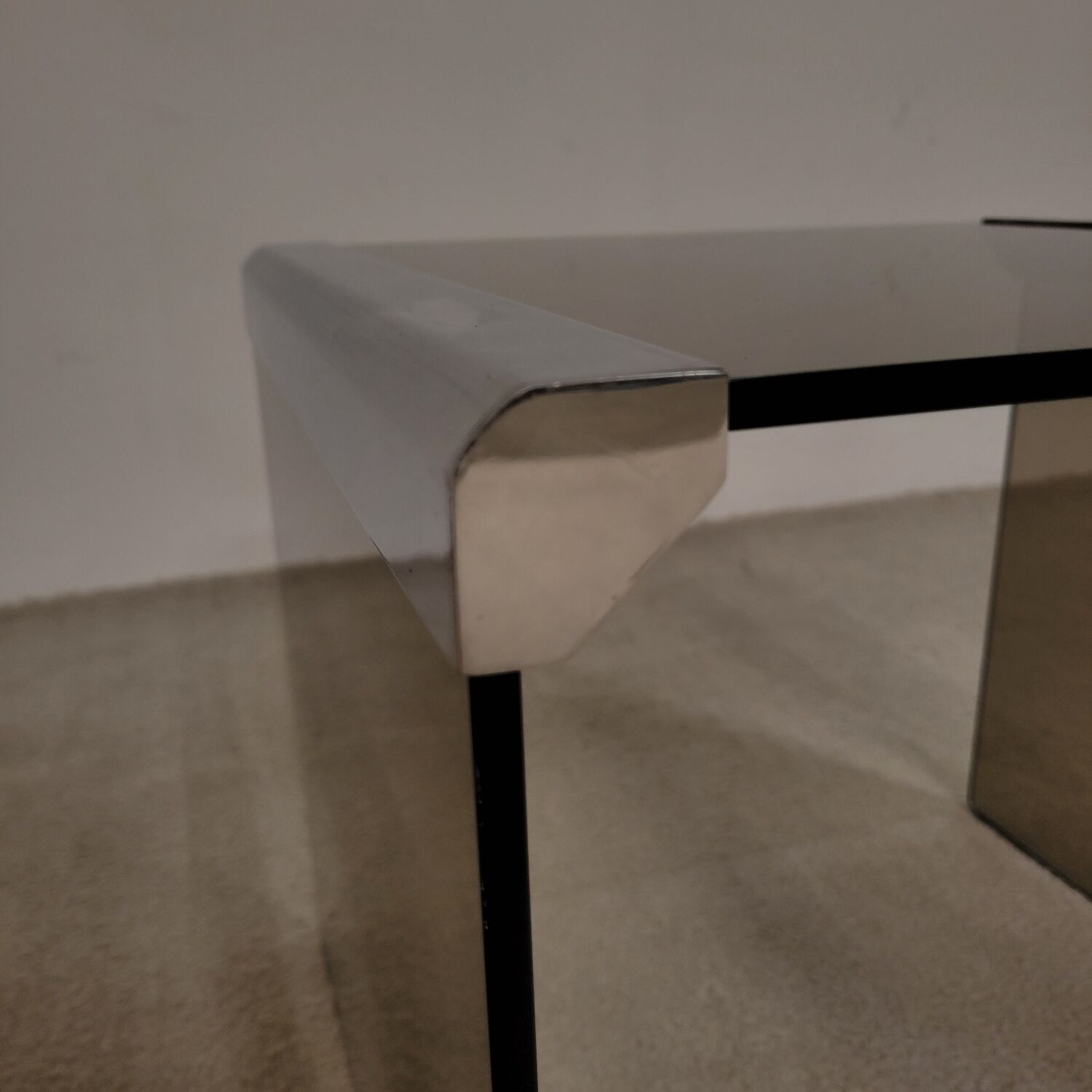 Glass coffee table by Pierangelo Gallotti for Gallotti and Radice, circa 1970