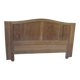 Headboard for a 160 bed in solid walnut with waxed finish.