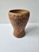 Ceramic vase with floral pattern - signed Fonck & Matéo Vallauris