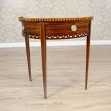 Semi-Circular Mahogany Wall Table, Early 20th Century