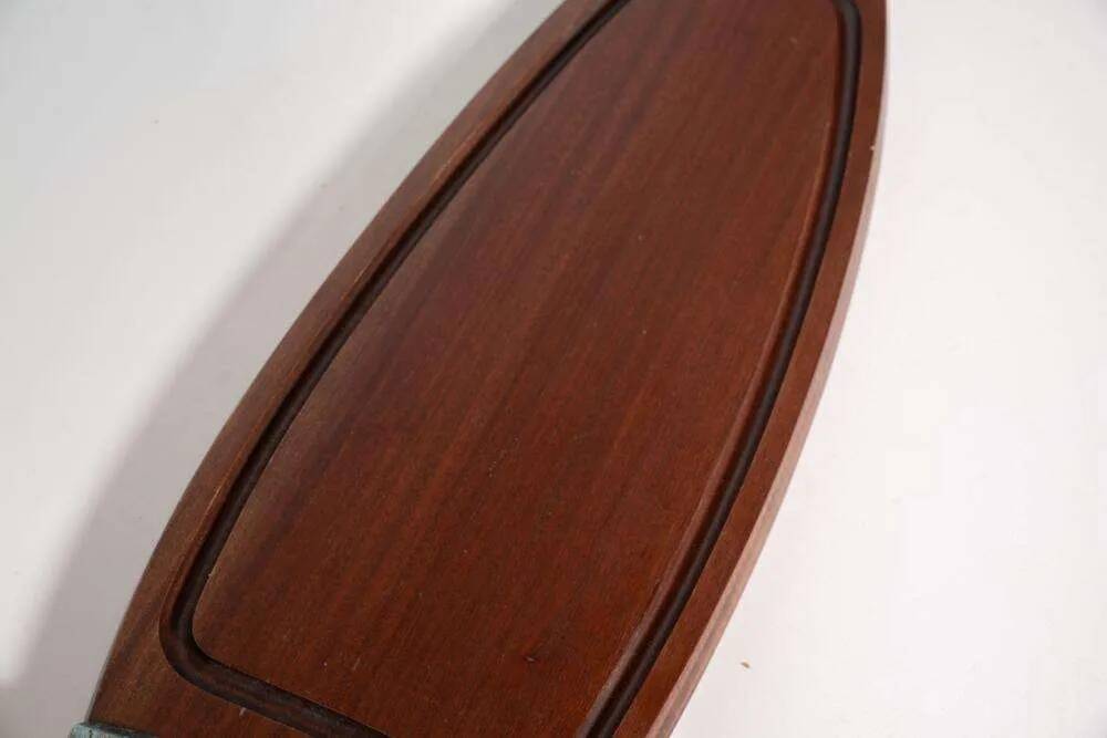 Vintage wooden presentation platter, fish platter.