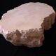 Designer coffee table with travertine rock effect — unique handcrafted piece.