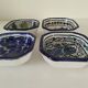 4 glazed earthenware bowls