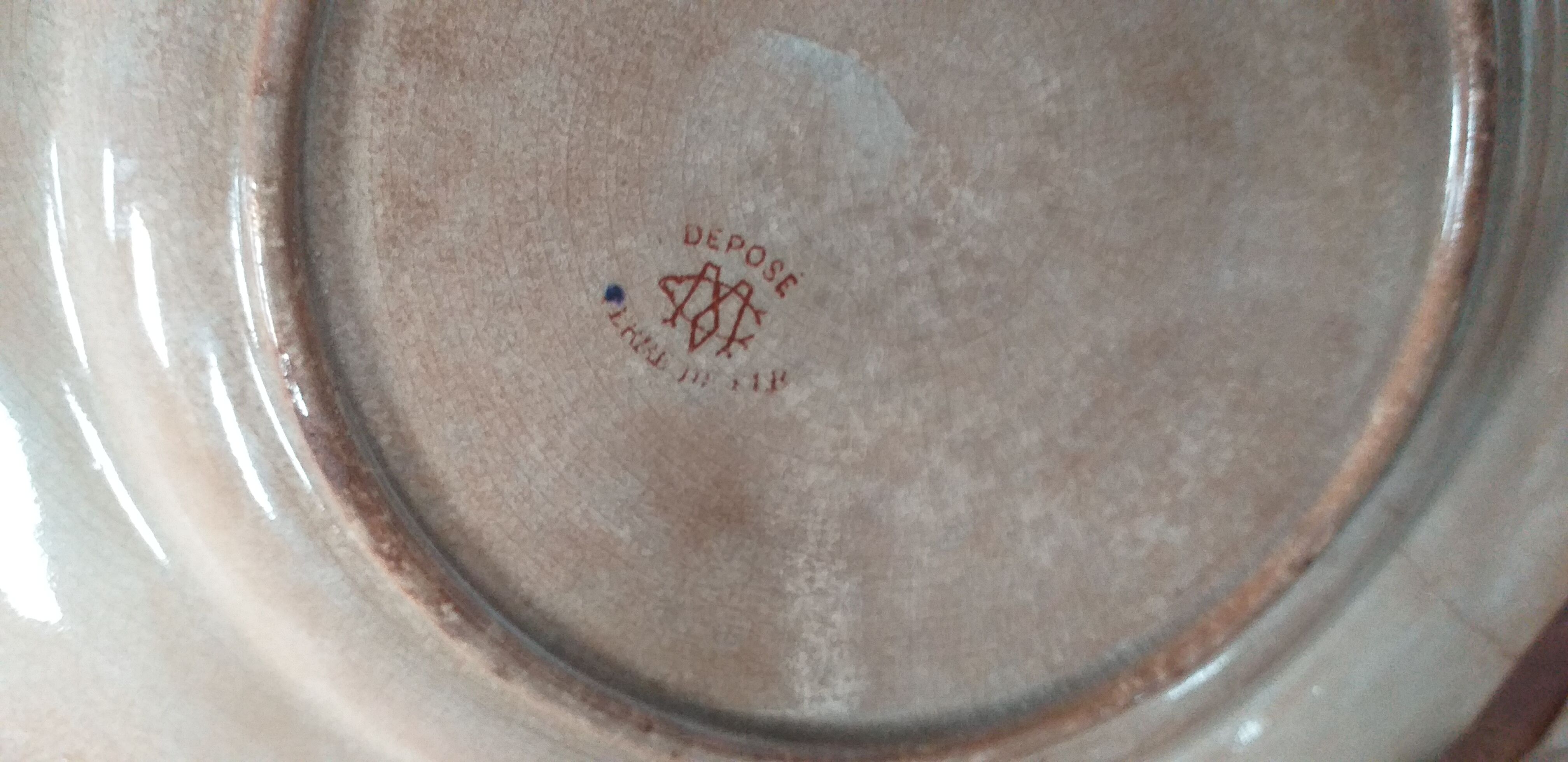 Creil and Montereau porcelain plates