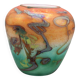 vase en pate verre signe bernard aconito