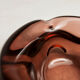 Cendrier Murano rond forme atypique violet rose 1950