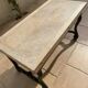 Table à système de un à trois plateaux vers 1950
