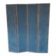 Antique screen with 4 leaves or 4 double-sided panels.