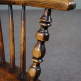 Antique English Windsor chair, high backrest, 18th century