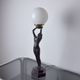 with the Ball lamp by Onices ETH, 1980