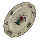 Oval dish "Agreste" Sarreguemines, 20th century.