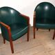 Paire de fauteuils Diamond Noce Pelle, Poltrona Frau