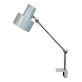 Grey Industrial Factory Office Desk Lamp from Elektrosvit, 1970s