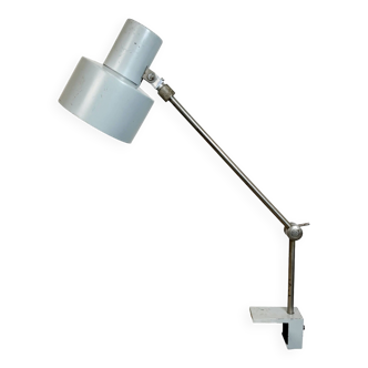 Grey Industrial Factory Office Desk Lamp from Elektrosvit, 1970s