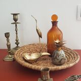 Ancient brass candlestick