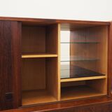 Buffet haut en palissandre, design danois, années 1960, designer : Johannes Andersen, fabrication : Skaaning Furnitu