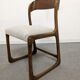 Série de 6 chaises traineau Baumann des années 60/70