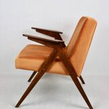 Fauteuil Orange Bunny attribué à Józef Chierowski, 1970