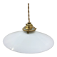 Suspension en opaline blanche