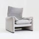 Fauteuil Maralunga vintage de Cassina par Vico Magistretti