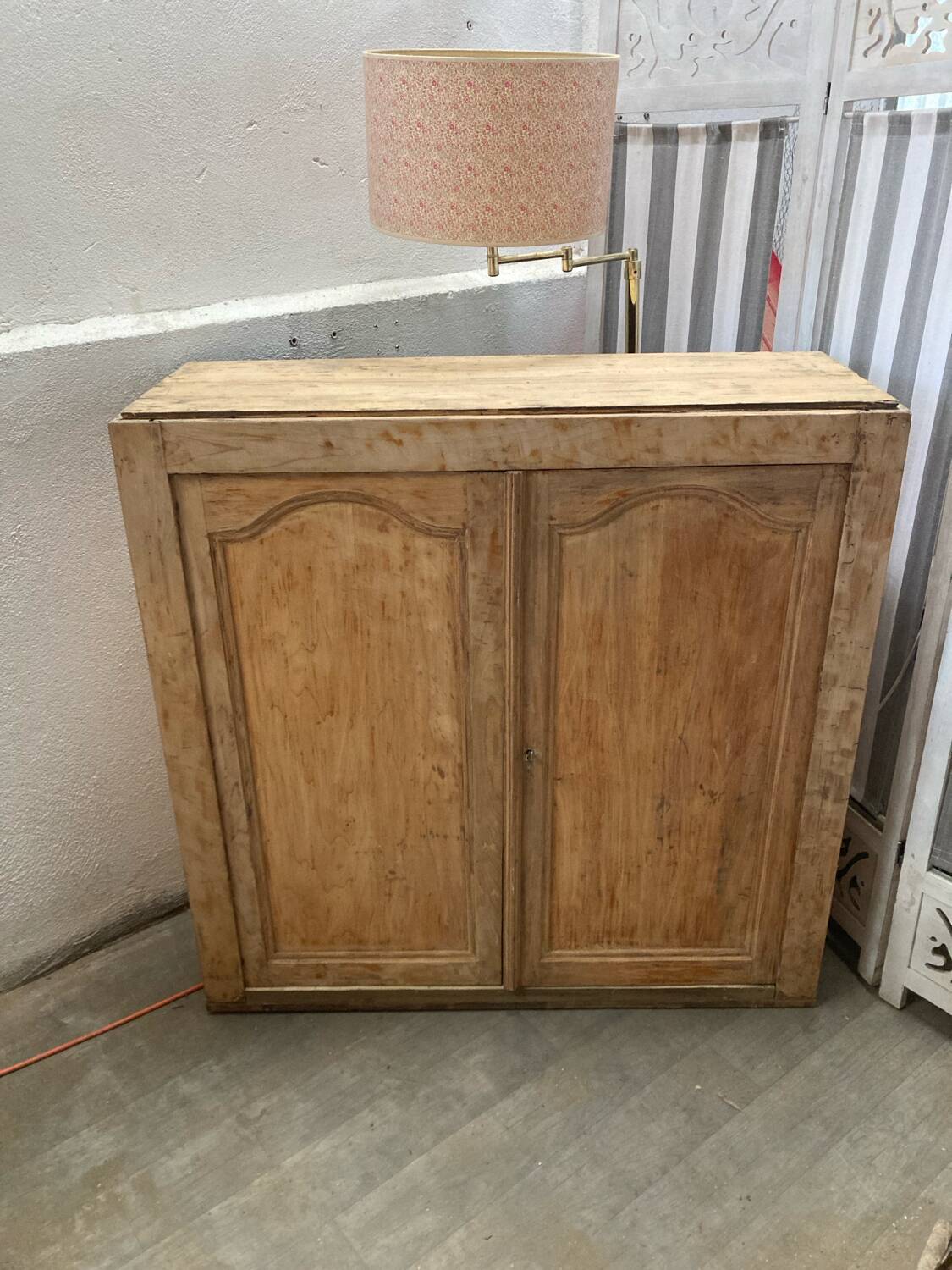 Rustic wooden buffet